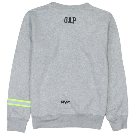 GAP Men's Grey Graphic Print Pullover Sweatshirt XS