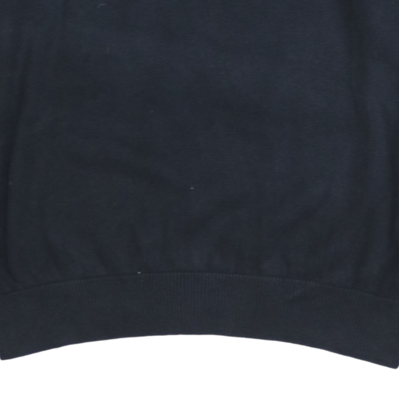 U.S. Polo Assn. Men's Blue V-Neck Cotton Blend Jumper Size M