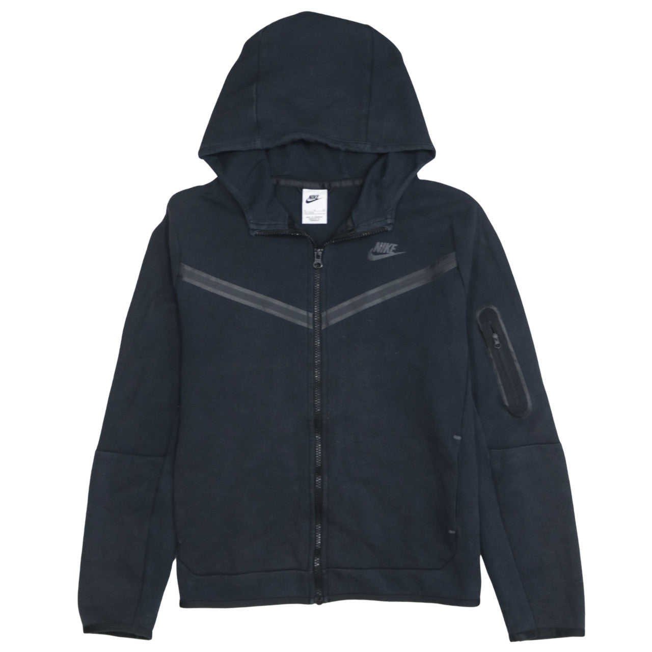 Nike Teens Black Full Zip Hoodie Fleece Jacket XL 158-170cm