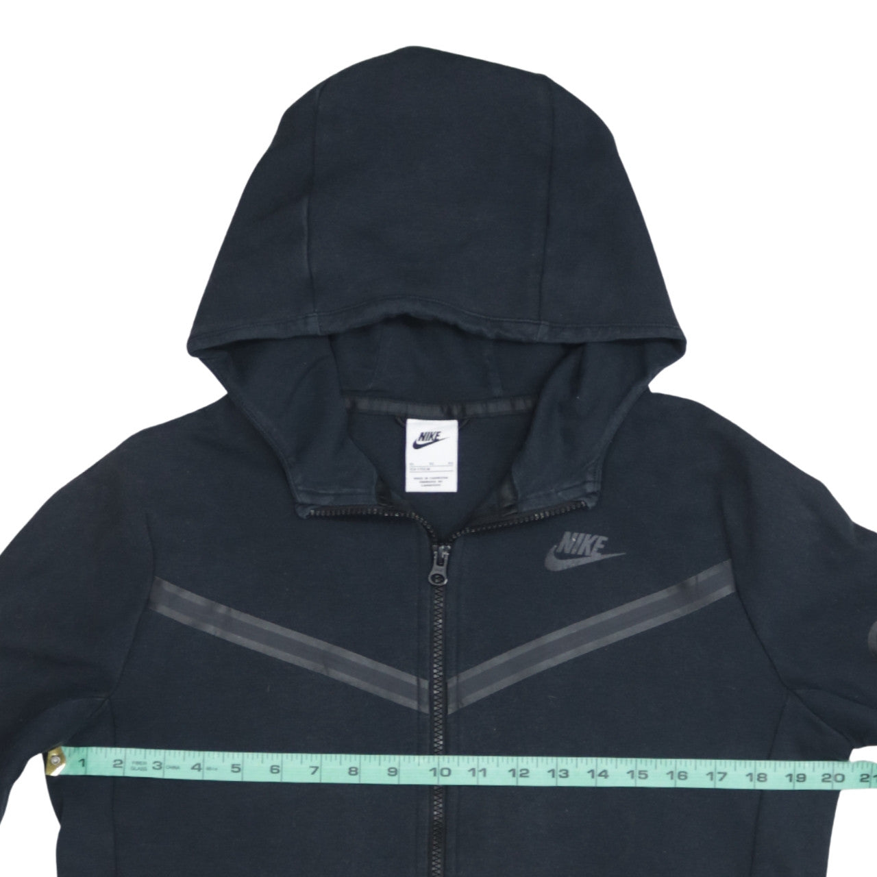 Nike Teens Black Full Zip Hoodie Fleece Jacket XL 158-170cm
