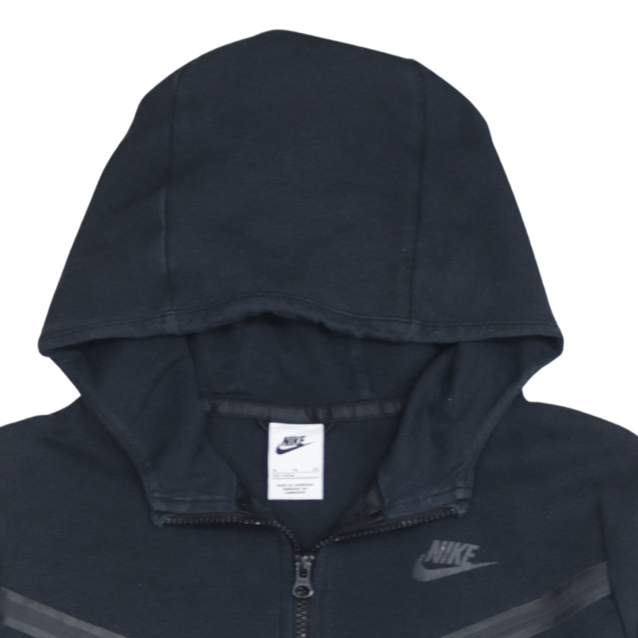 Nike Teens Black Full Zip Hoodie Fleece Jacket XL 158-170cm