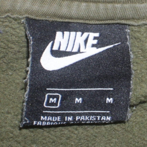 Nike Men's Green Full Zip Hoodie M Fleece Sportswear