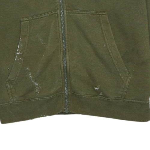 Nike Men's Green Full Zip Hoodie M Fleece Sportswear