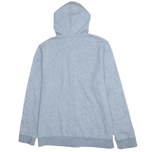 Adidas Womens Grey Full Zip Hoodie XL 20-22 Hooded Sweatshirt
