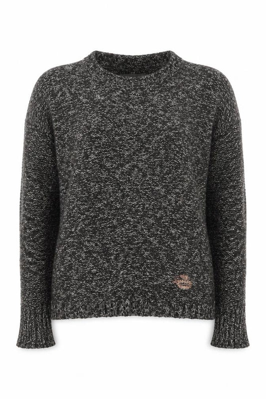 Superdry Womens Grey XS Crew Neck Knit Pullover Jumper