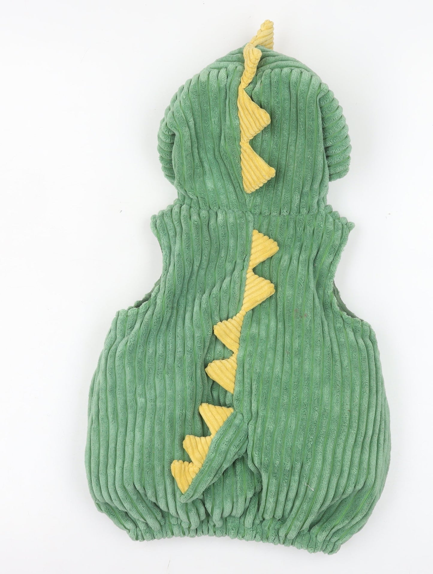 Going Wild Unisex Baby Green Dinosaur Hooded Waistcoat 9-12 Months Polyester Lined