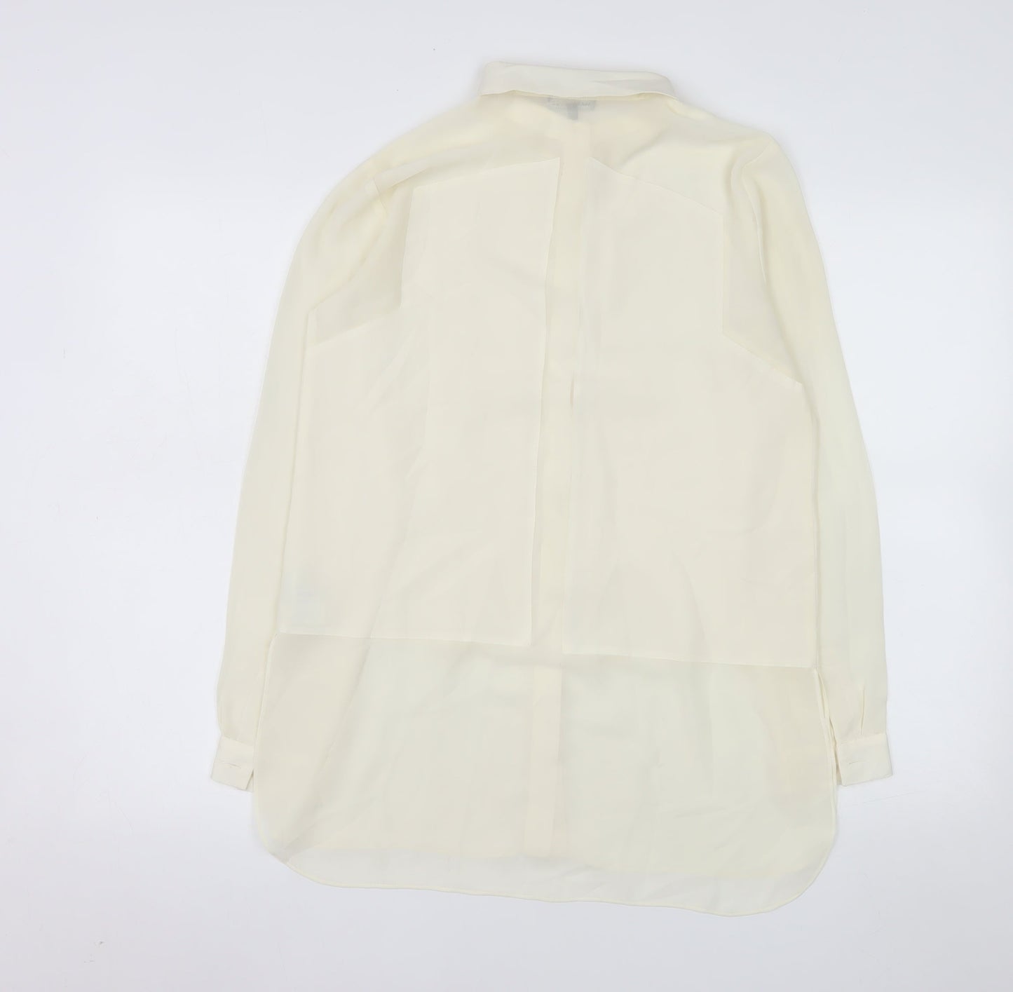 Warehouse Women’s Ivory Long Sleeve Tunic Blouse Size 10