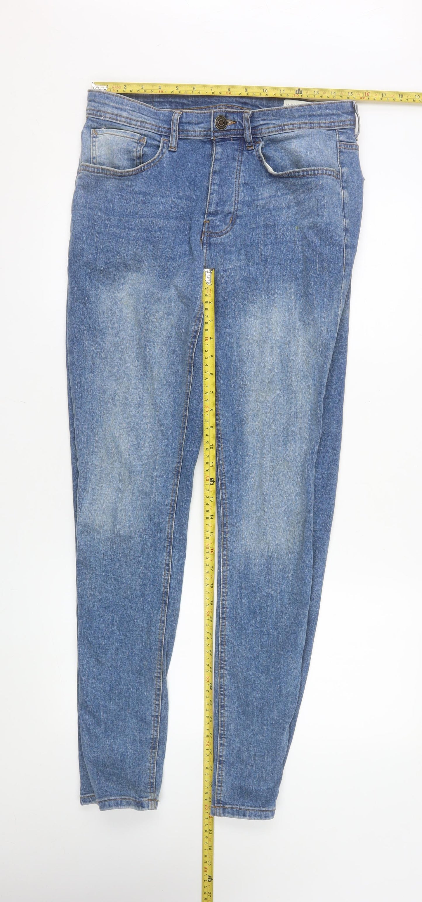 Denim Co Mens Blue Slim Fit Stretch Jeans W30 L32