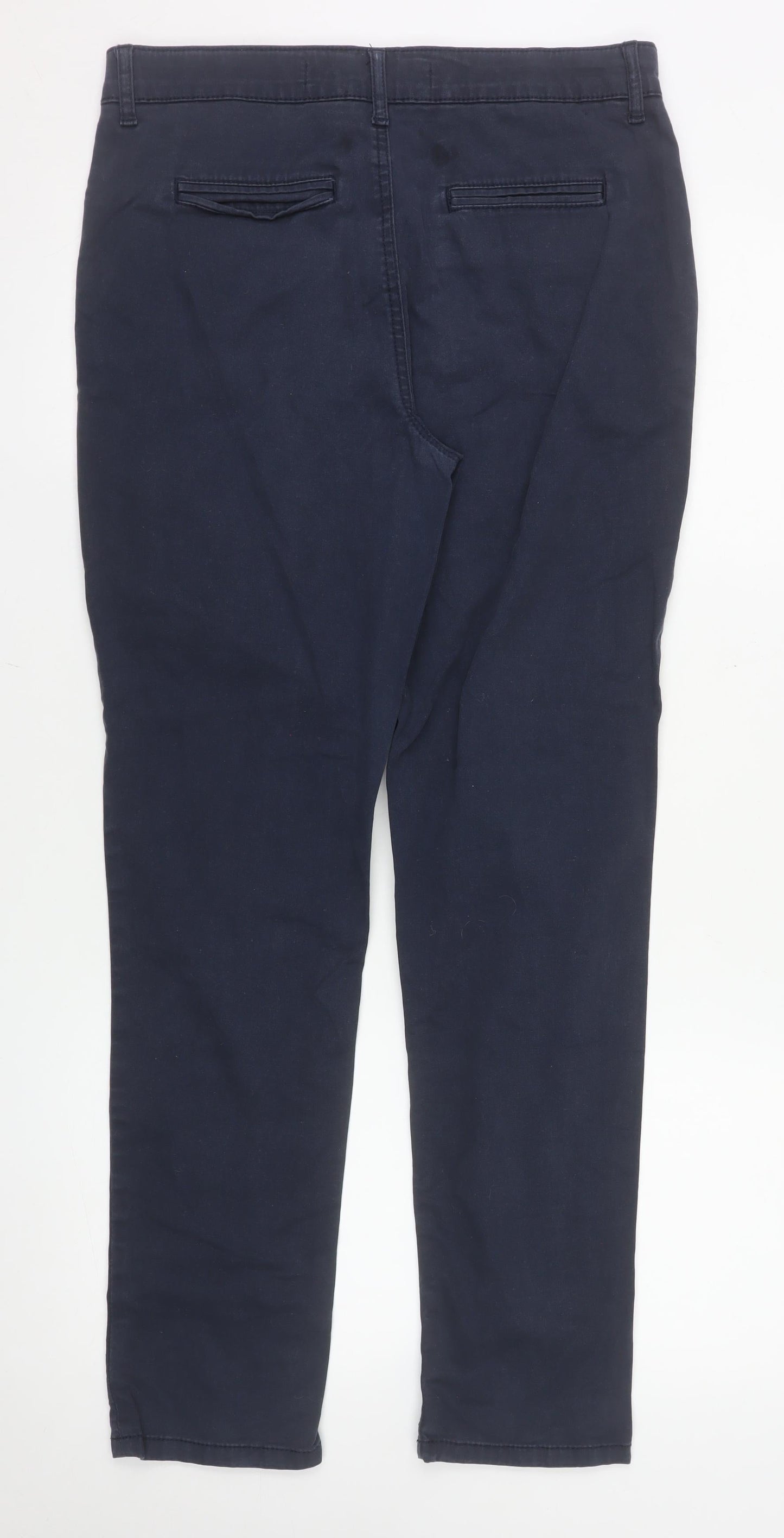 Denim Co Boys Navy Blue Slim Fit Chino Trousers 13-14 Years