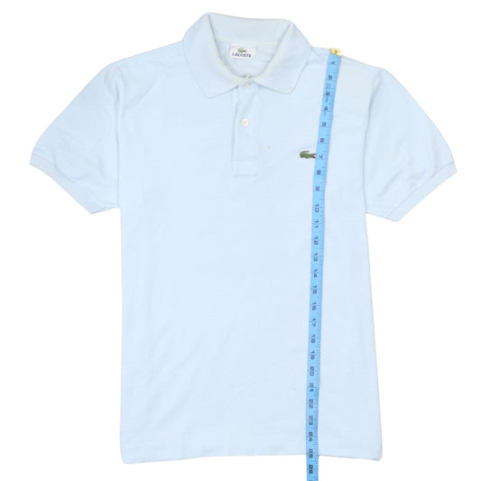 Lacoste Mens Blue Cotton Short Sleeve Polo Shirt Size S