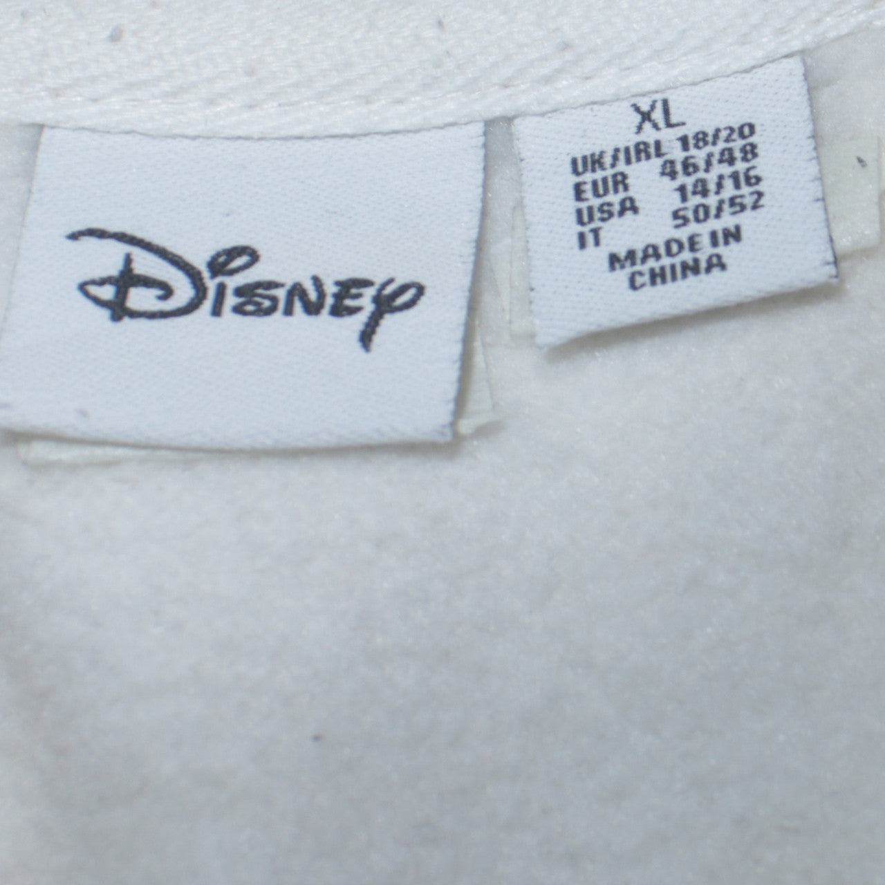 Disney Primark Women White XL Pullover Sweatshirt Mickey & Pluto Christmas