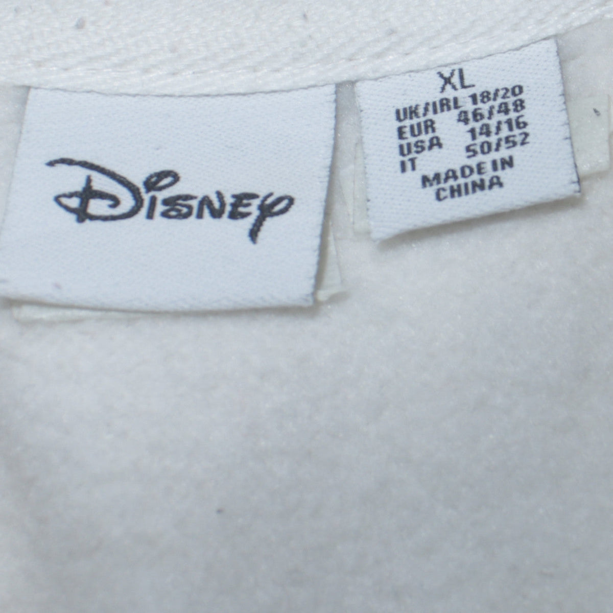 Disney Primark Women White XL Pullover Sweatshirt Mickey & Pluto Christmas