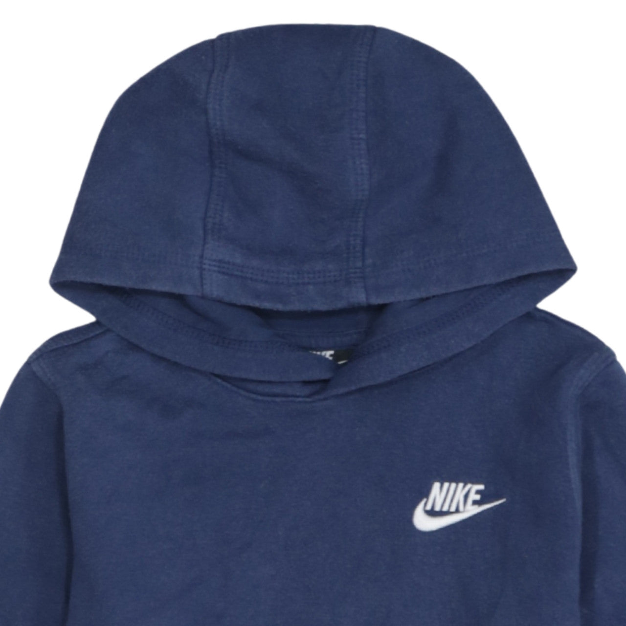 Nike Boys Blue Pullover Hoodie 6-7 Years Classic Fleece Sweatshirt