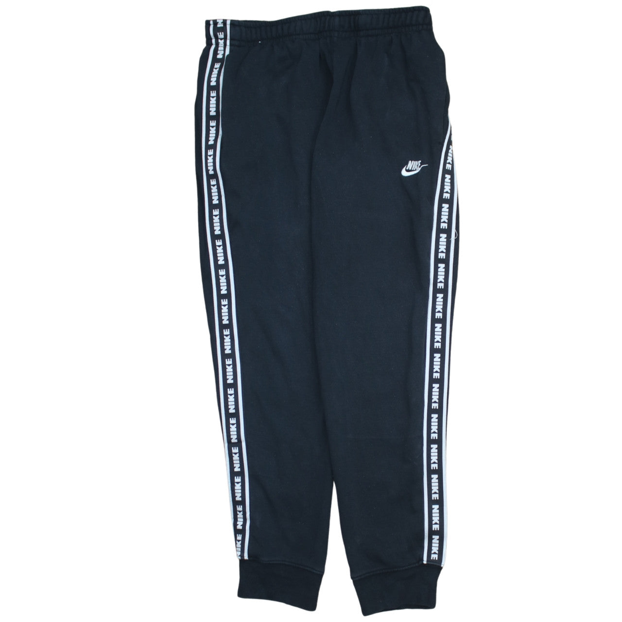 Nike Men's Black Side Stripe Jogger Sweatpants Size M