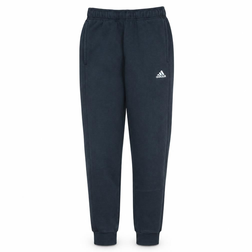Adidas Men's Black Jogger Sweatpants S Regular Fit Fleece Tapered Activewear