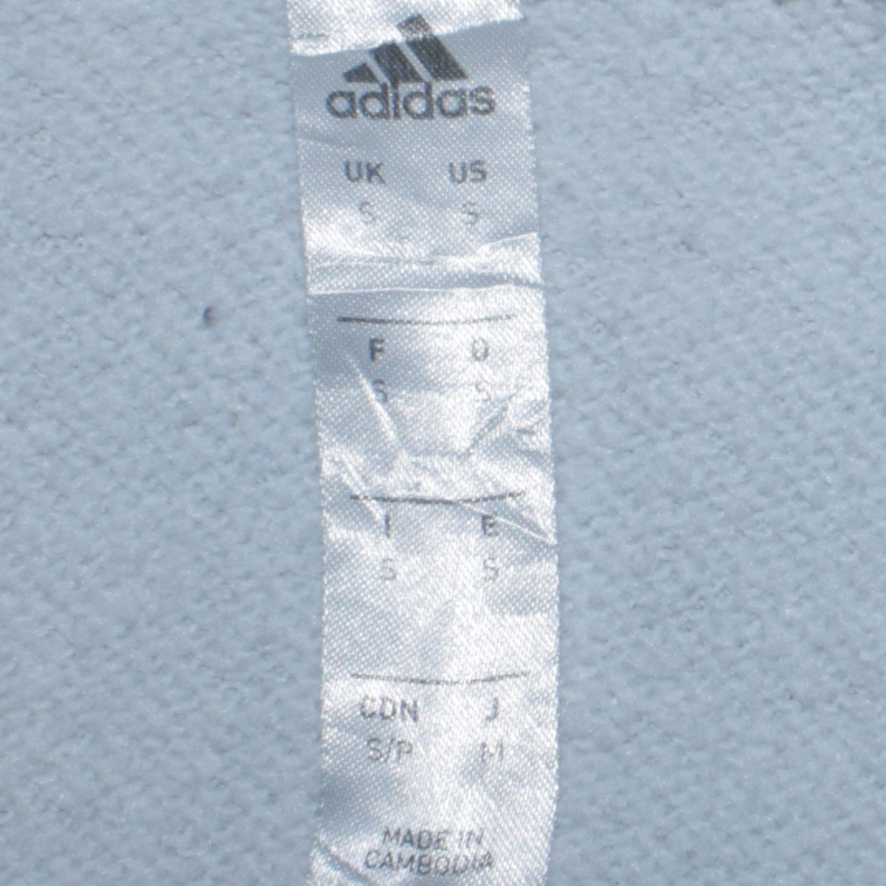 Adidas Men's Blue Pullover Hoodie Small Long Sleeve Sportswear