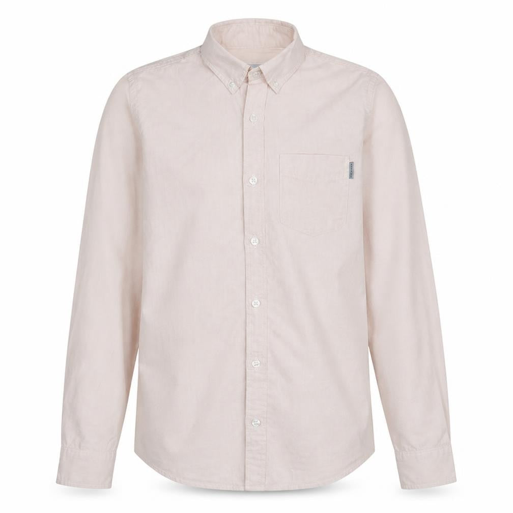 Carhartt WIP Men's Pink Cotton Button-Up Long Sleeve Casual Shirt Size S