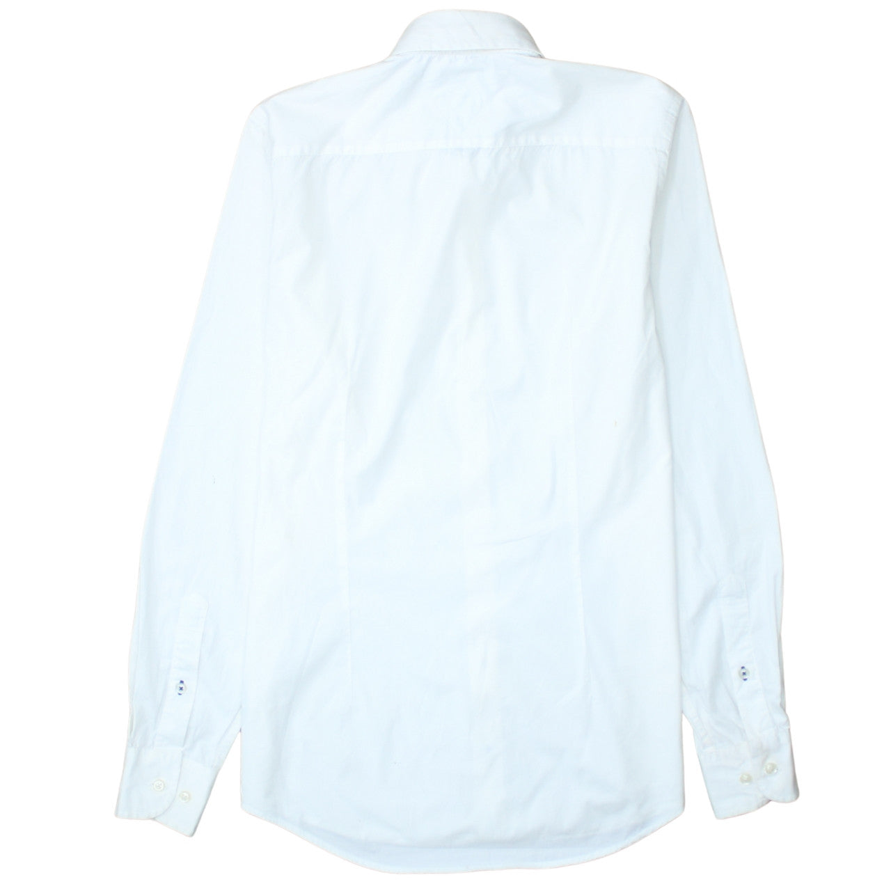 Tommy Hilfiger Men’s White Slim Fit Stretch Button-Up Shirt Size S