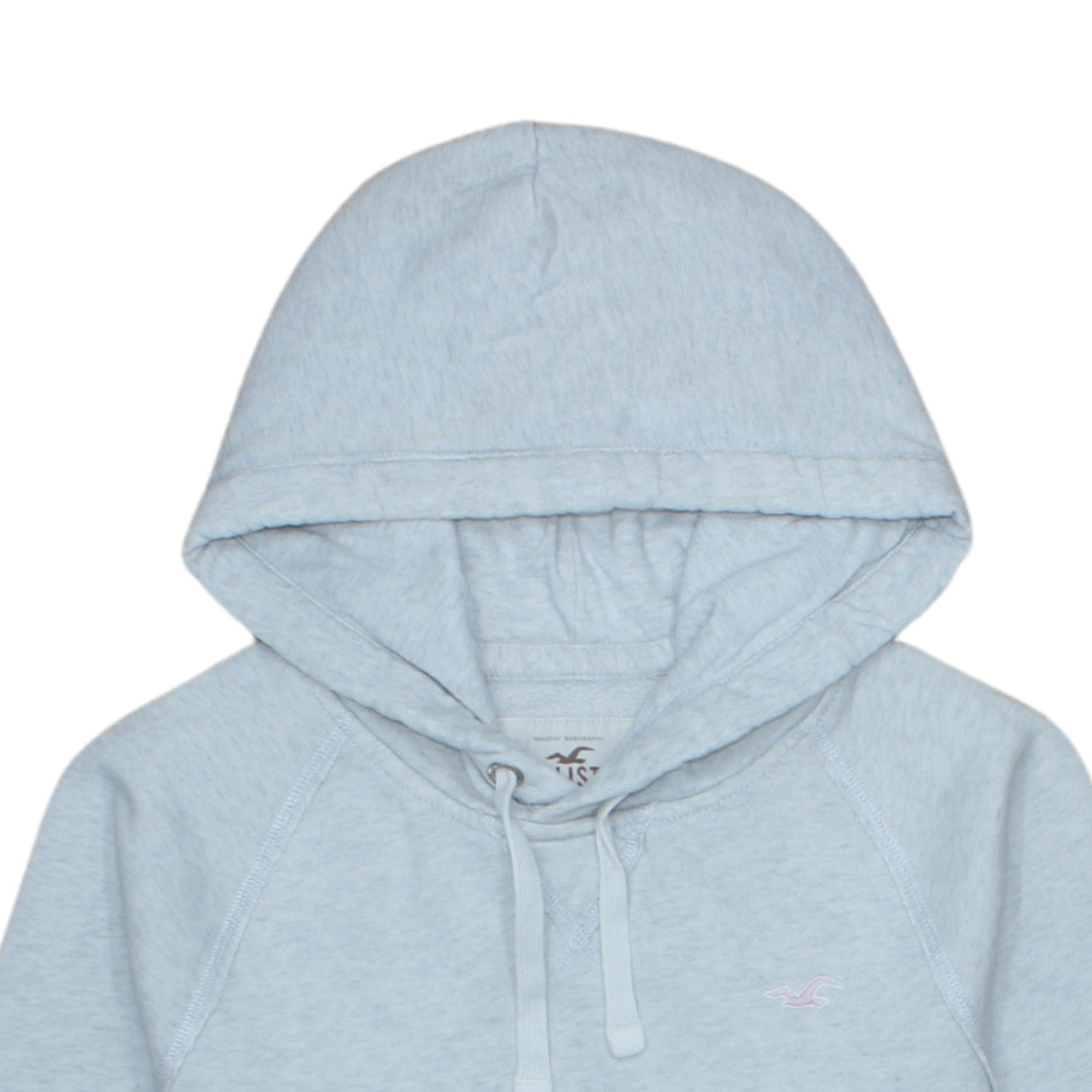 Hollister Men's Grey Pullover Hoodie S Classic Logo Fleece