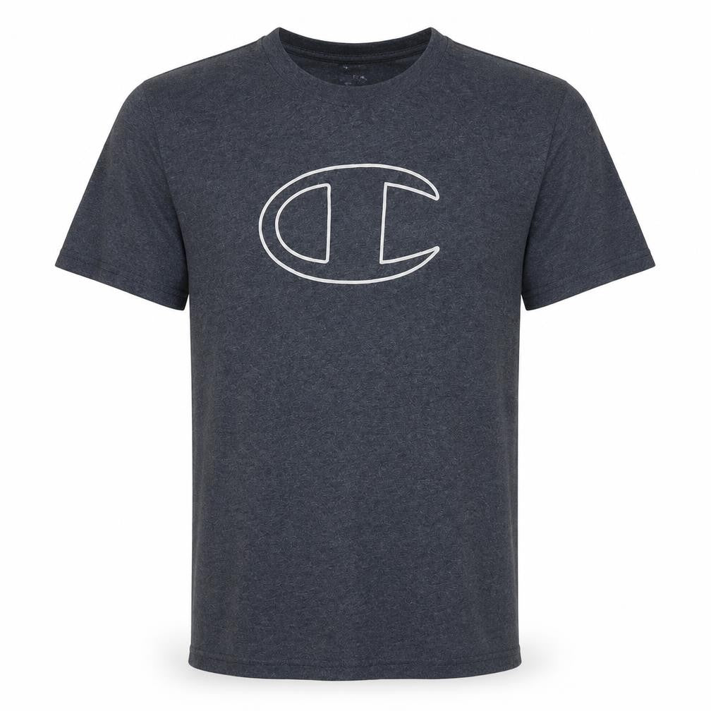 Champion Men Grey M Short Sleeve Crew Neck Sports T-Shirt