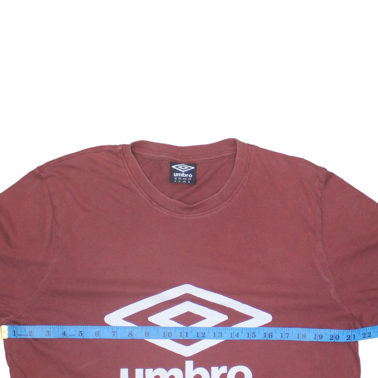 Umbro Men's Red XL Graphic Logo Sports Cotton T-Shirt