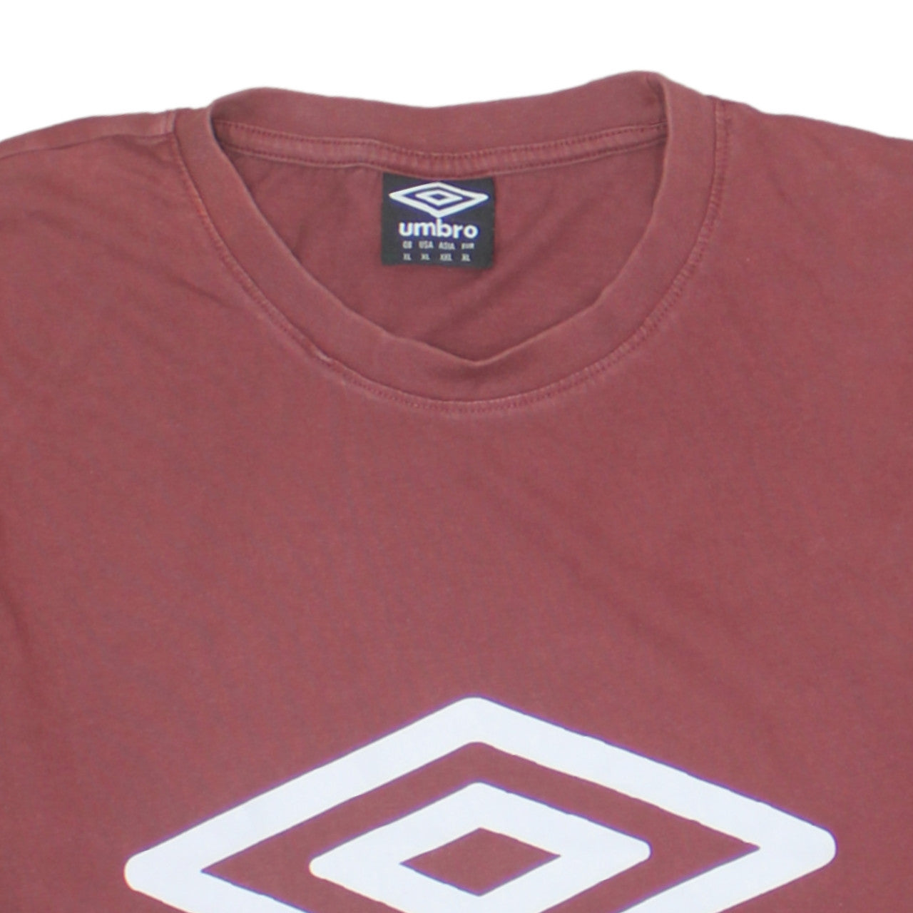 Umbro Men's Red XL Graphic Logo Sports Cotton T-Shirt