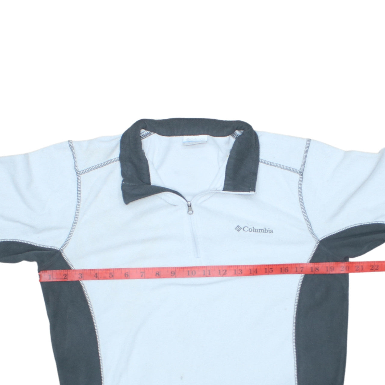 Columbia Men's Blue 1/4 Zip Fleece Sweatshirt Size S Outdoor Top