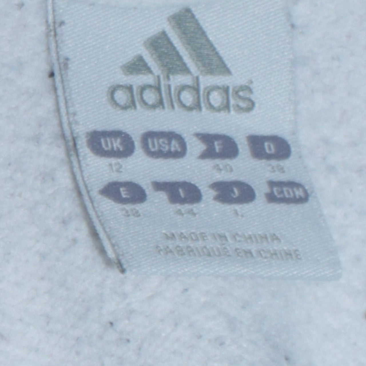 Adidas Womens White Full Zip Hoodie Size 12 Raglan Sleeve Sportswear