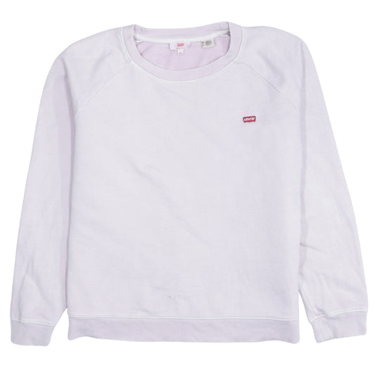 Levi's Womens XS Pink Crew Neck Pullover Sweatshirt