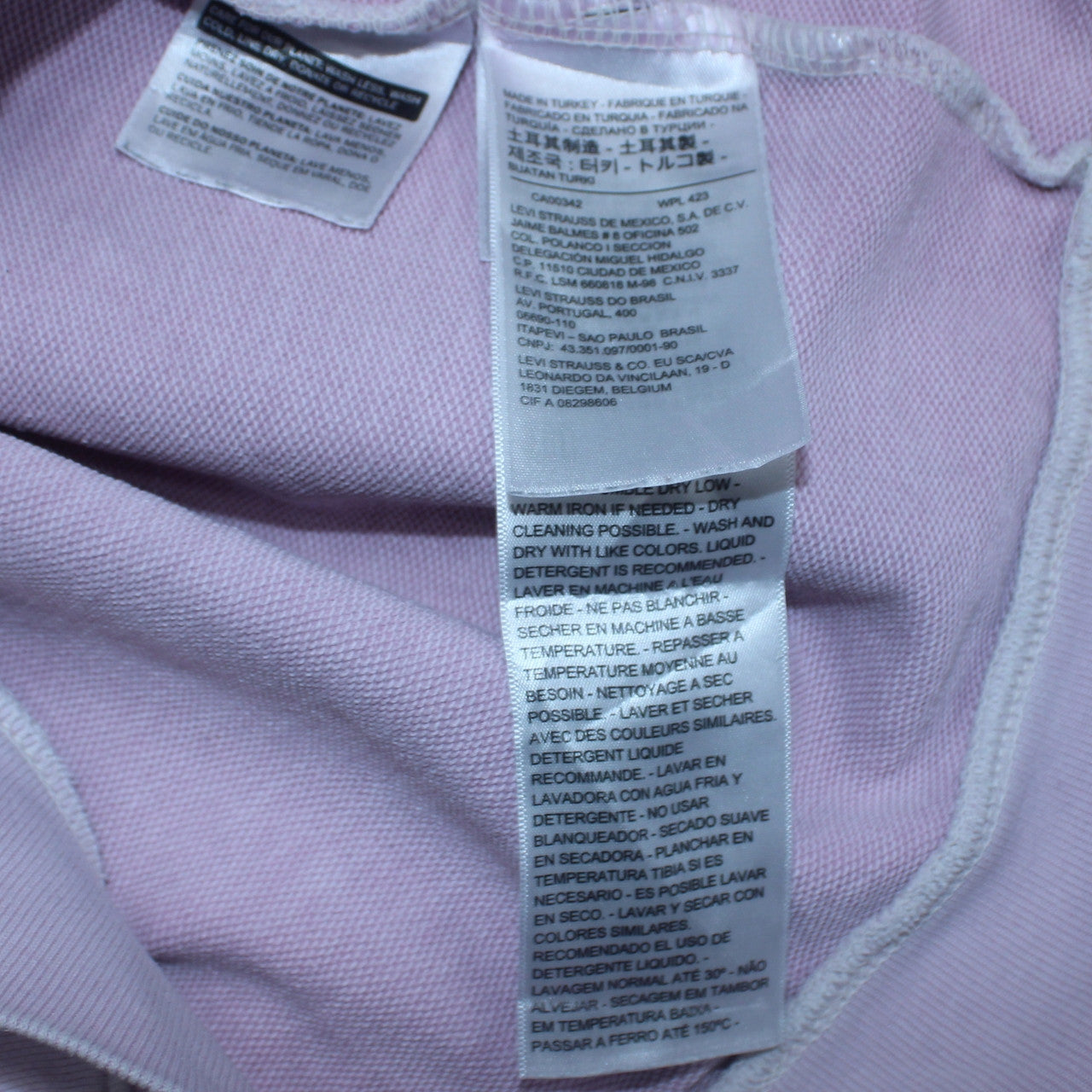 Levi's Womens XS Pink Crew Neck Pullover Sweatshirt