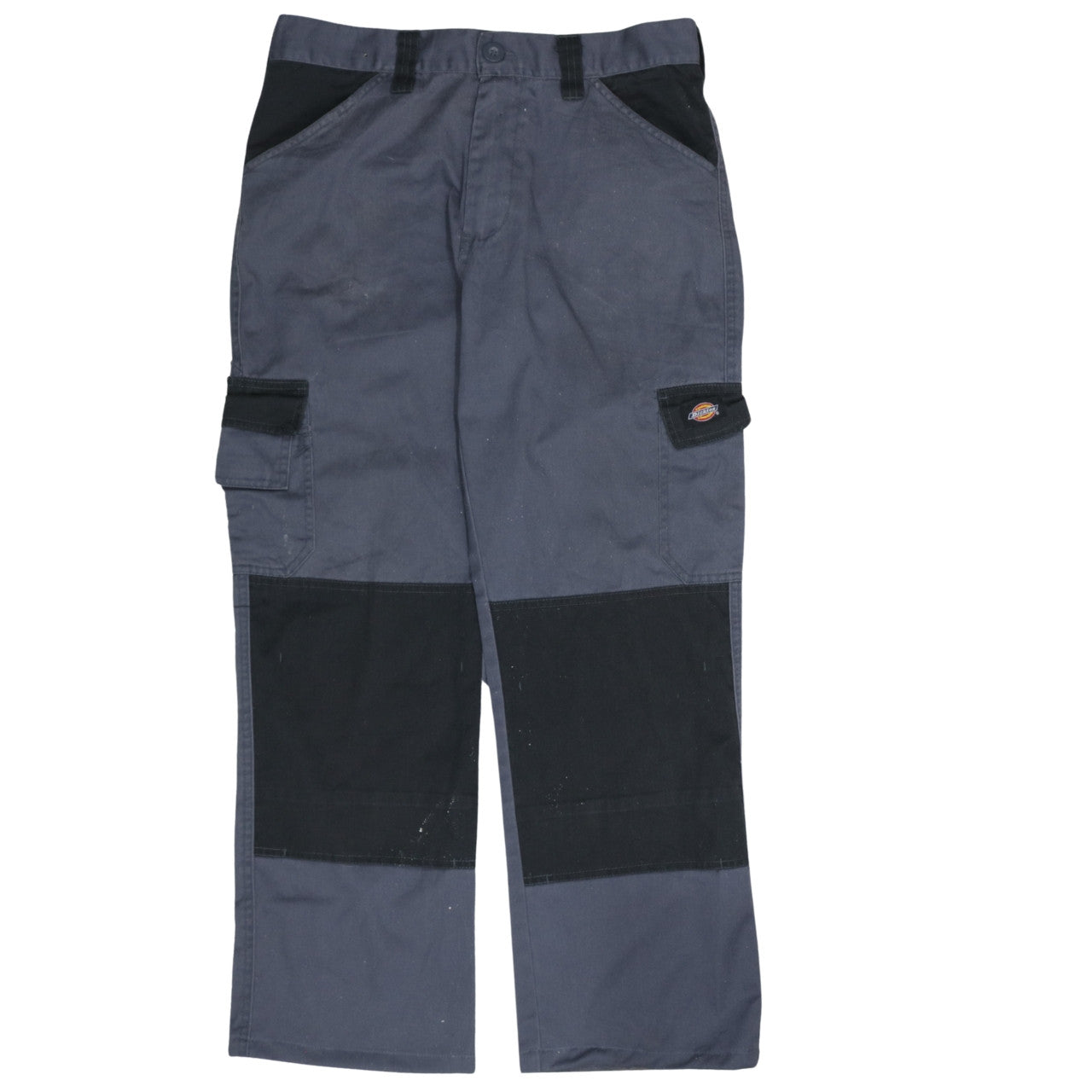 Dickies Men's Blue Cargo Work Trousers Size 32R Cotton Blend