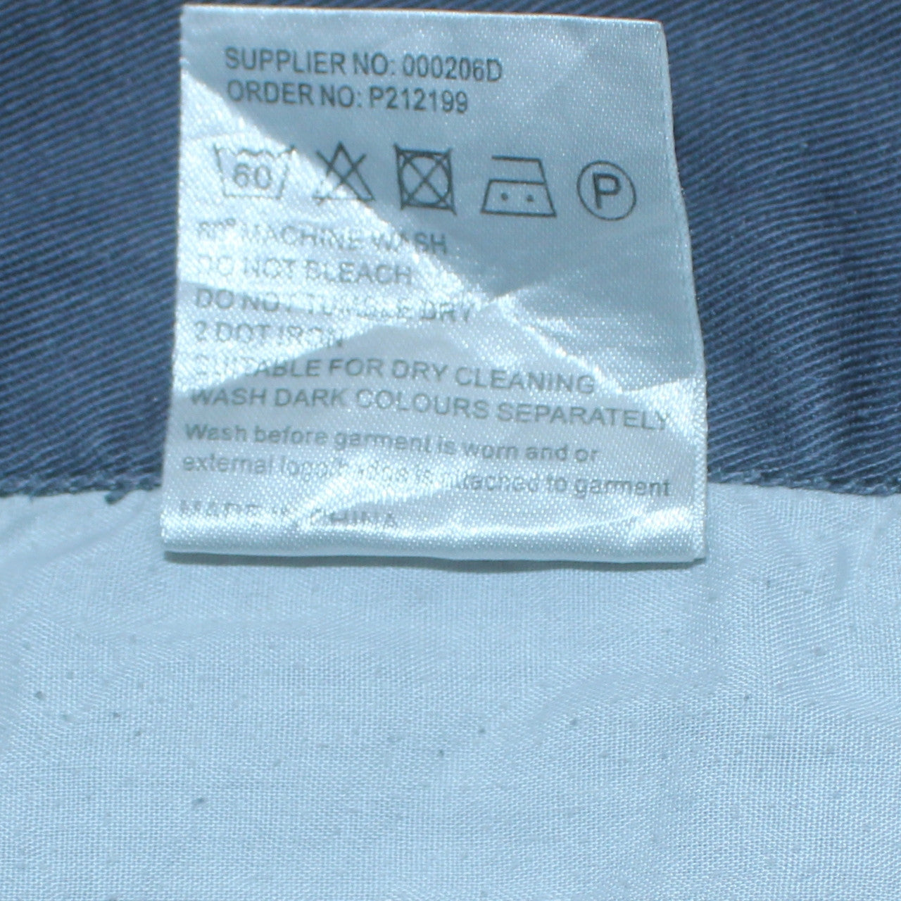 Dickies Men's Blue Cargo Work Trousers Size 32R Cotton Blend