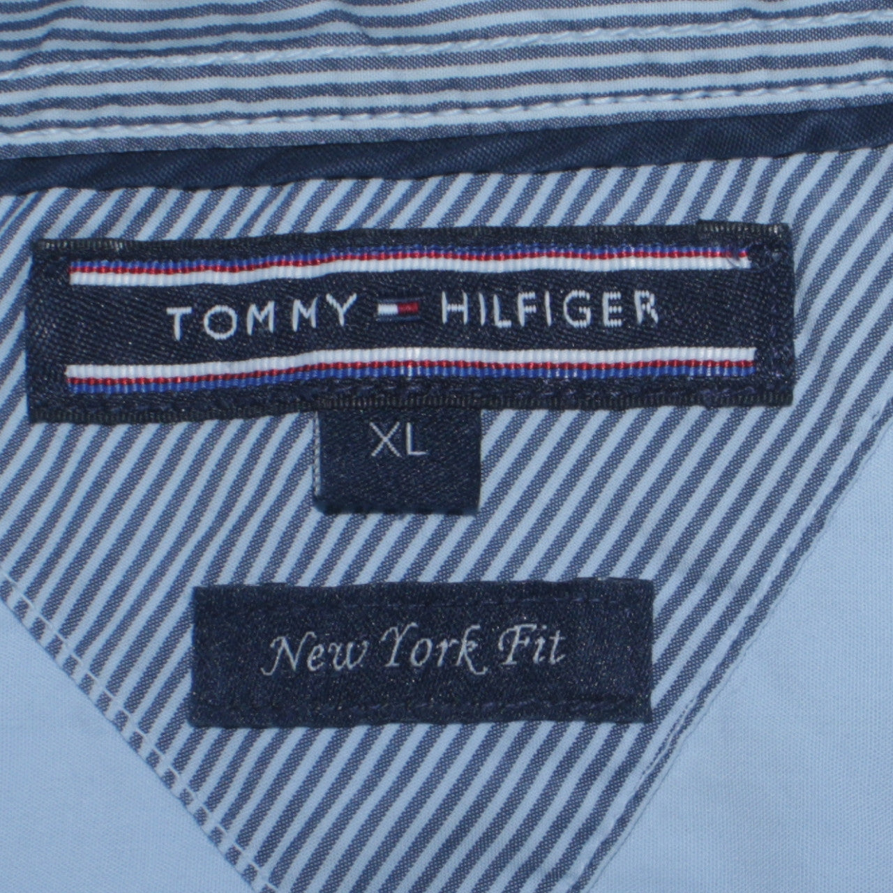 Tommy Hilfiger Men’s Blue XL Button-Up Long Sleeve Oxford Shirt