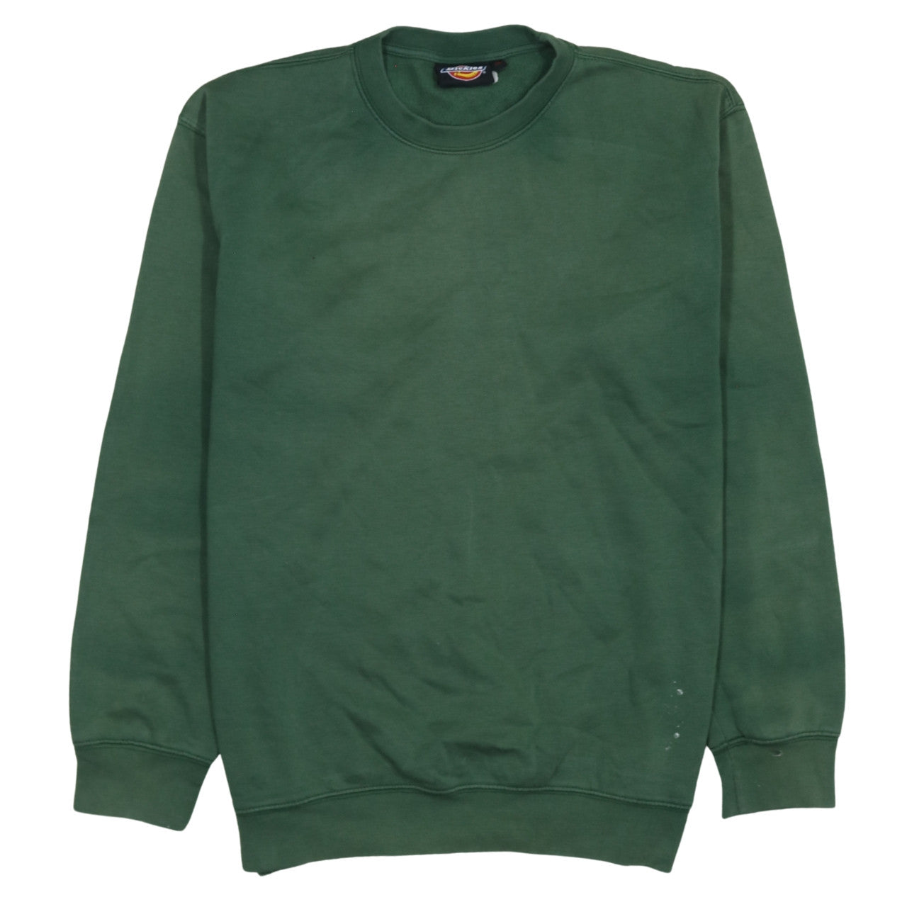 Dickies Mens Green XL Pullover Sweatshirt Crew Neck Fleece Casual