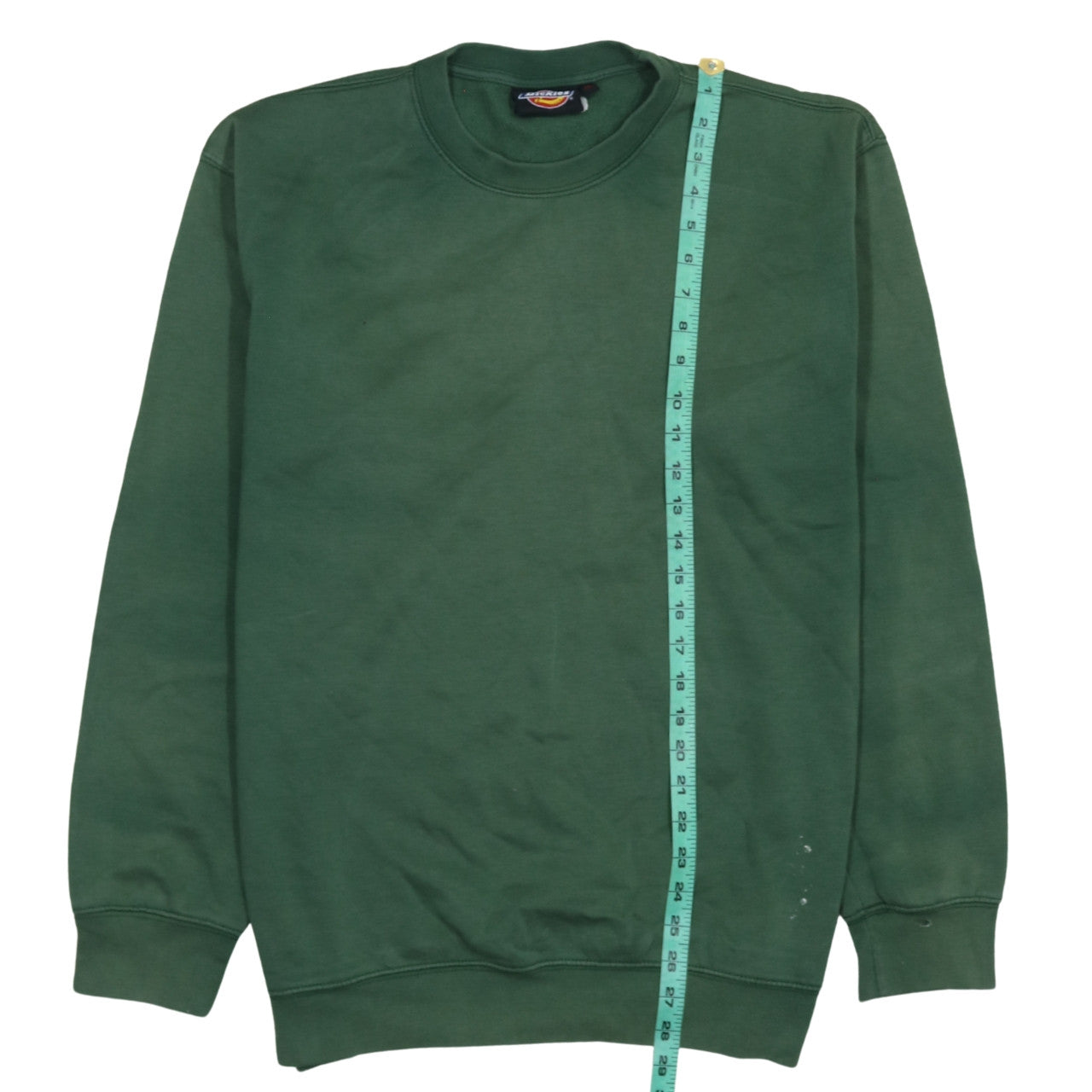 Dickies Mens Green XL Pullover Sweatshirt Crew Neck Fleece Casual