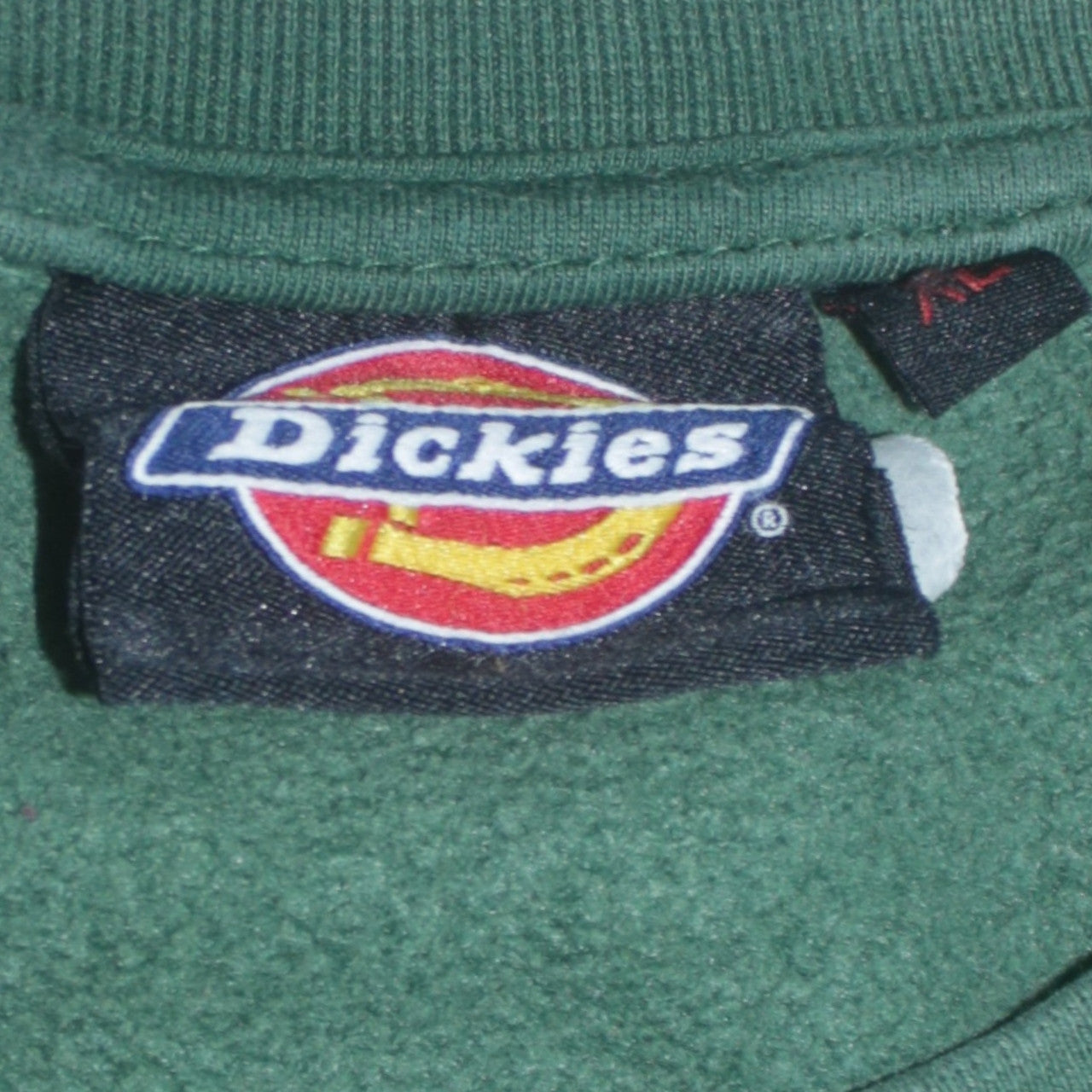 Dickies Mens Green XL Pullover Sweatshirt Crew Neck Fleece Casual