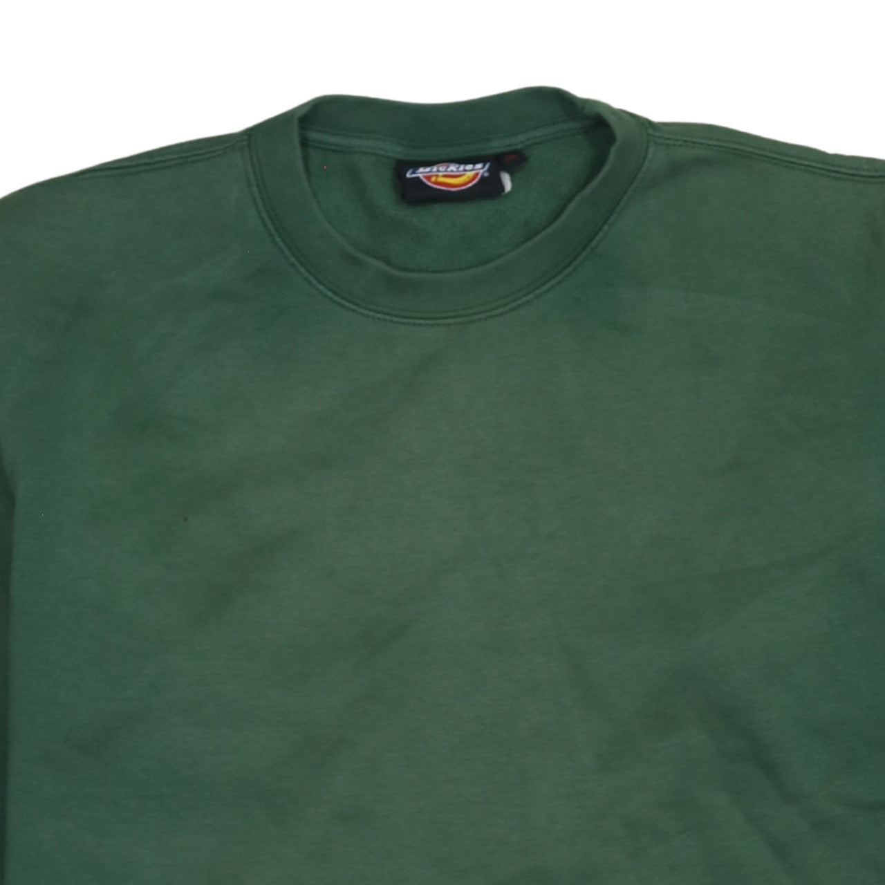 Dickies Mens Green XL Pullover Sweatshirt Crew Neck Fleece Casual