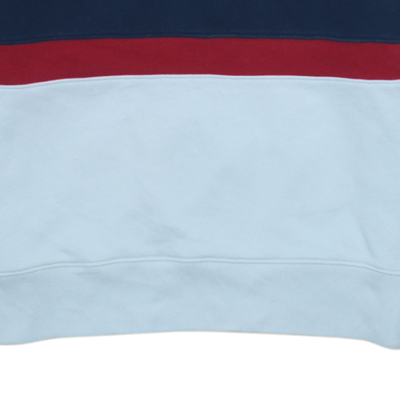 Hollister Men’s Multicoloured Striped Crew Neck Sweatshirt M
