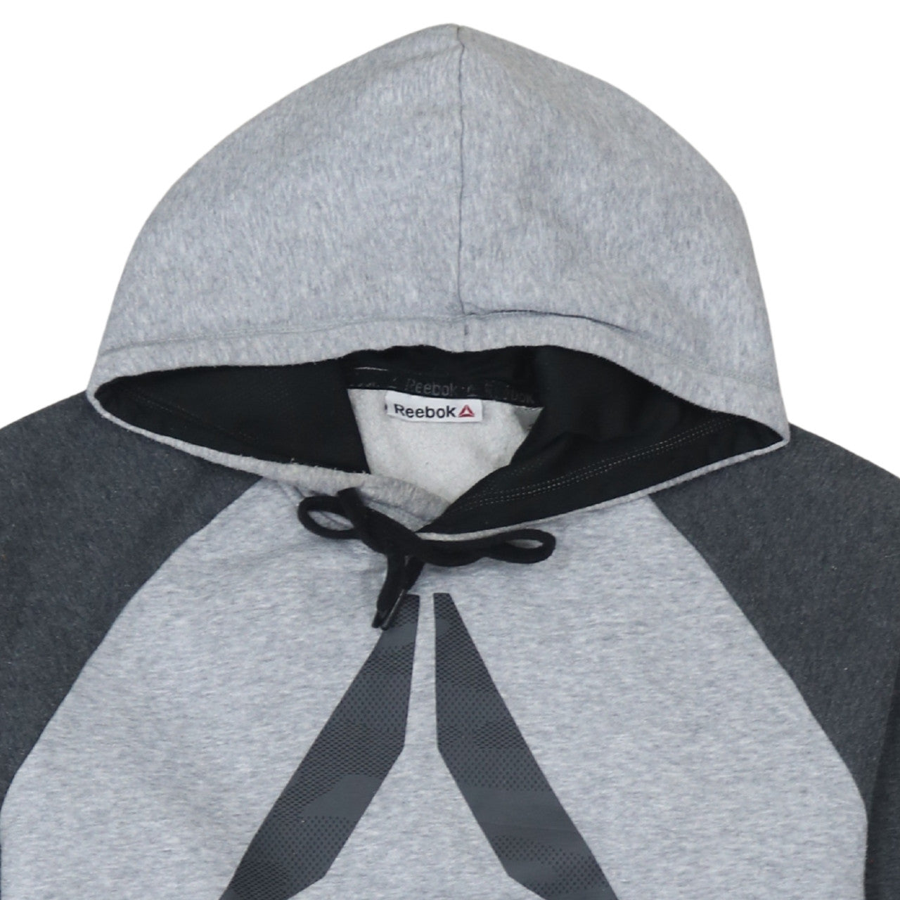 Reebok Mens Grey Pullover Hoodie Medium Sportswear Sweatshirt