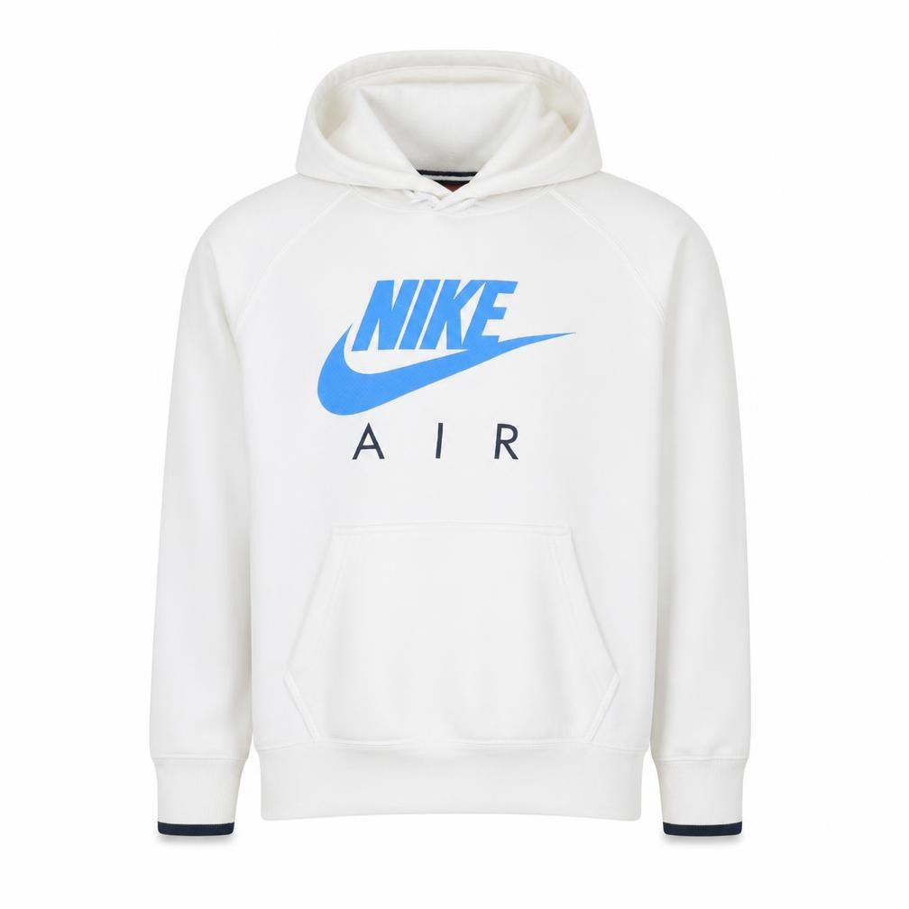 Nike Men’s White Air Pullover Hoodie L Logo Sportswear