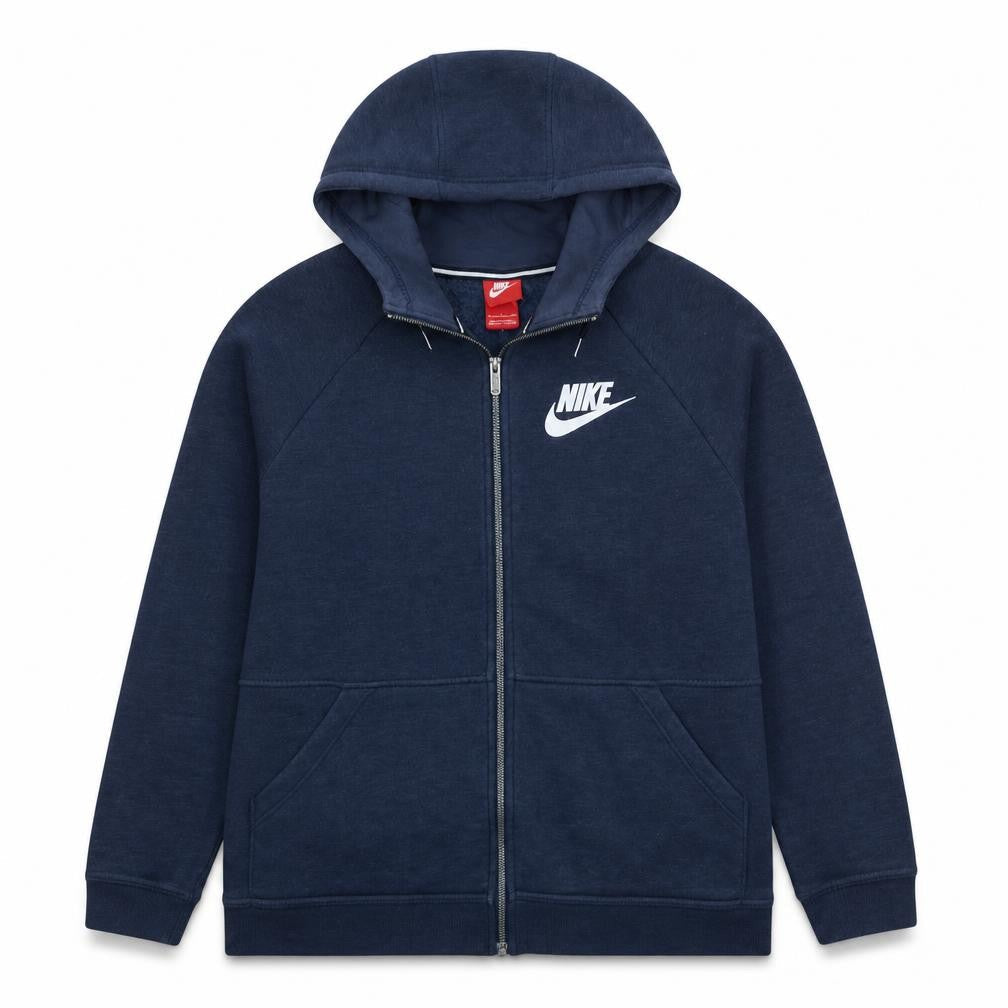 Nike Men's Blue Full Zip Hoodie Small Sports Fleece Sweatshirt