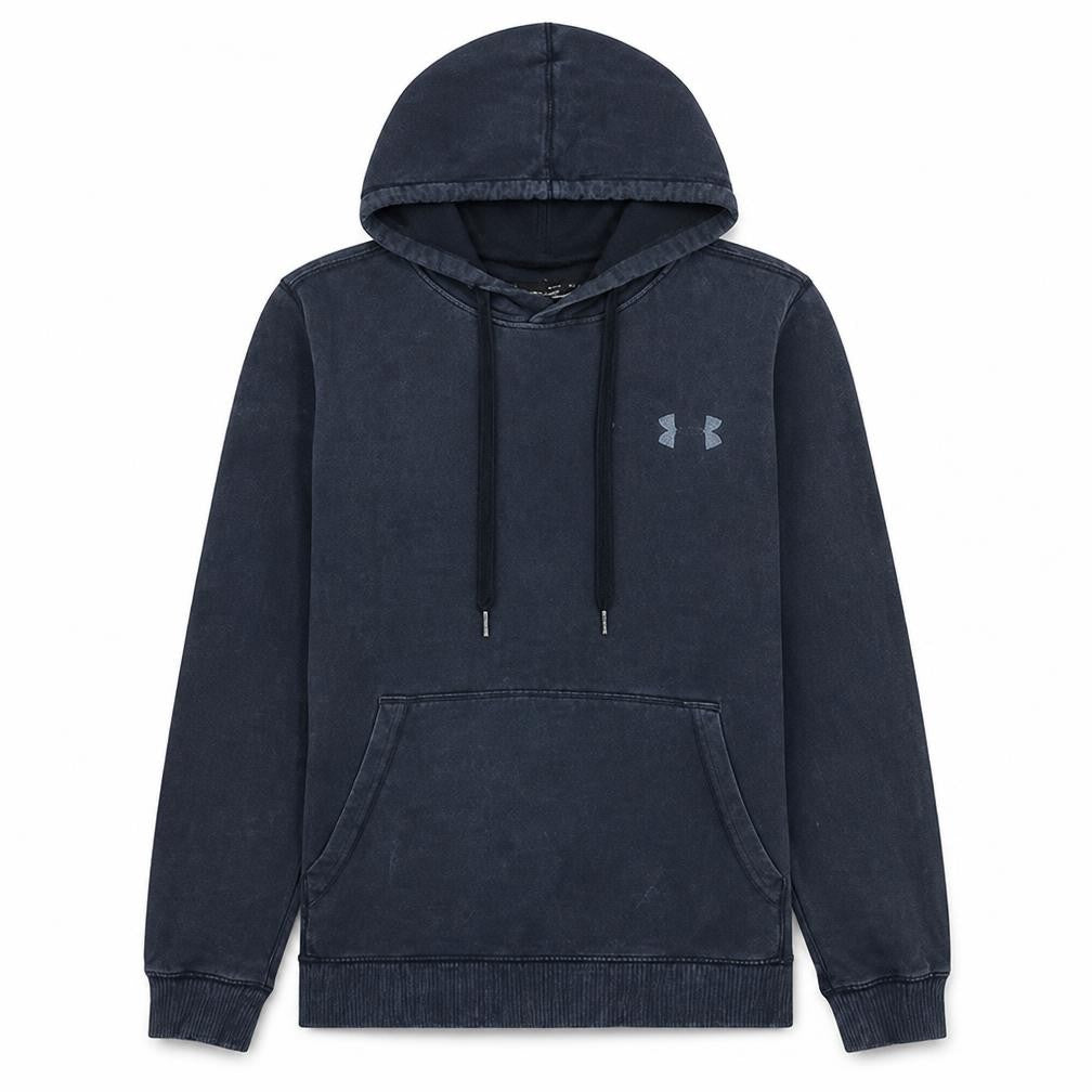 Under Armour Mens Blue Pullover Hoodie Small Athletic Fit Fleece
