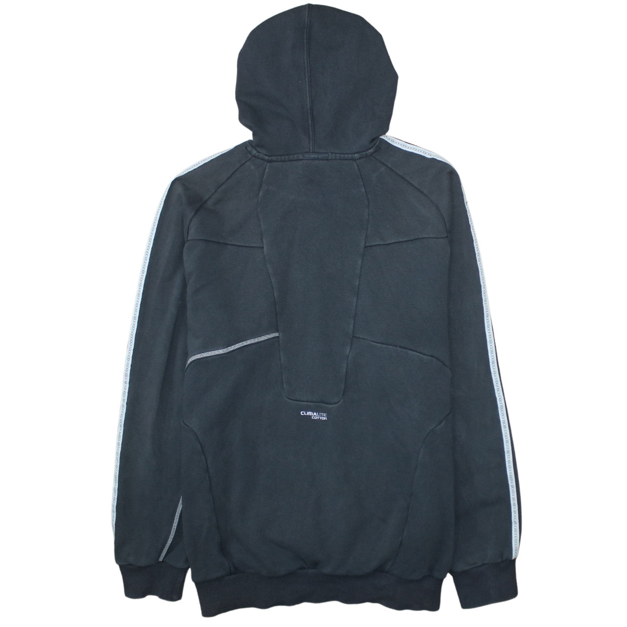 Adidas Men’s Black Pullover Hoodie Size M Sports Fleece Sweatshirt