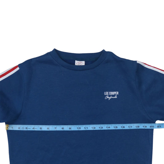 Lee Cooper Women Blue Crew Neck Long Sleeve Sweatshirt UK 12