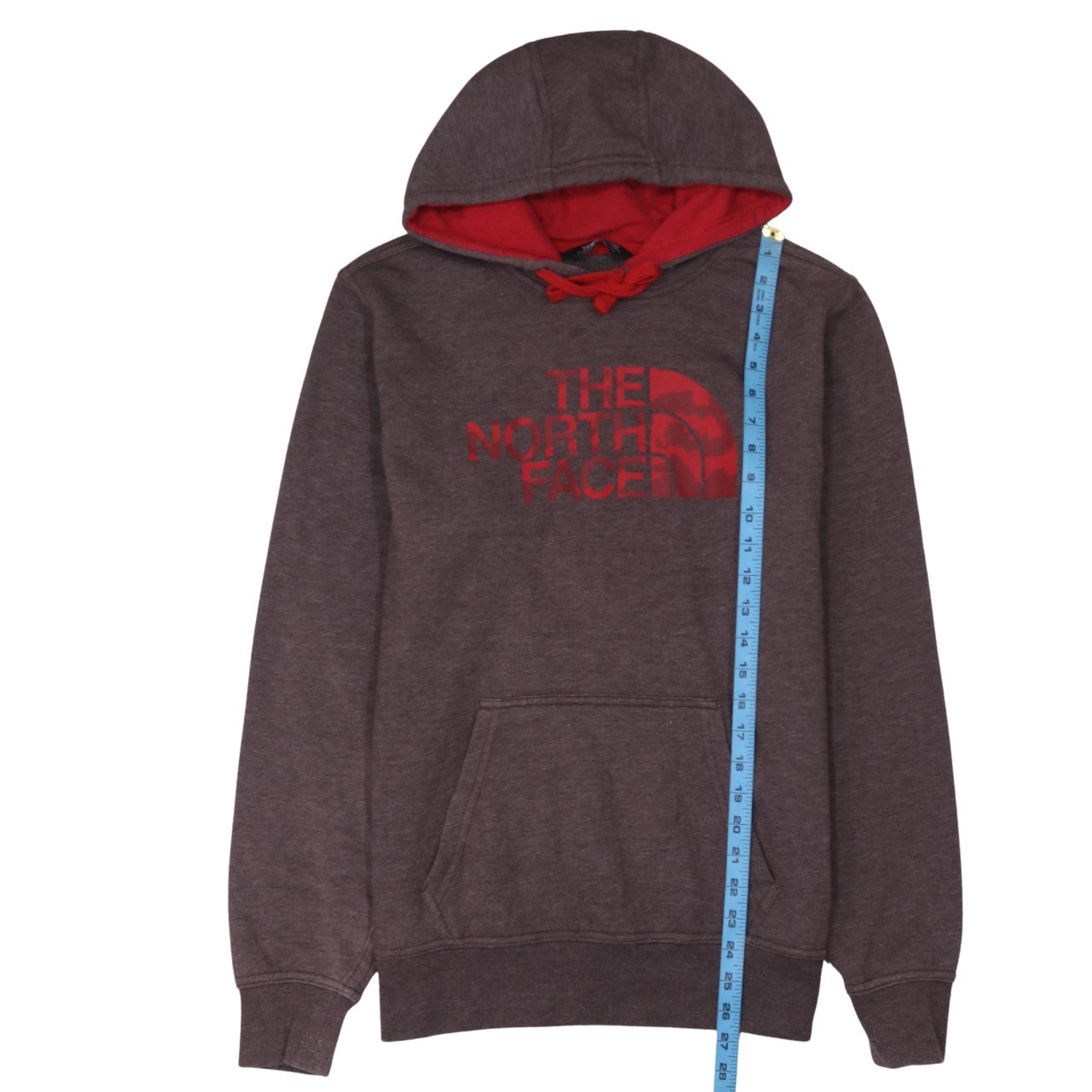 The North Face Men's Brown Pullover Hoodie S Regular Fit