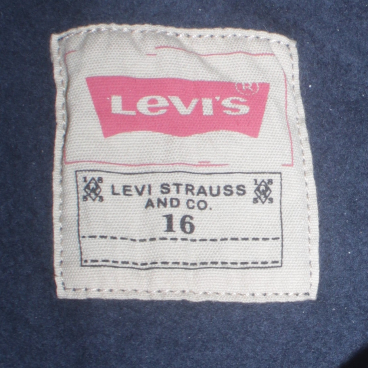 Levi's Boys Blue Logo Pullover Sweatshirt Size 16 Years