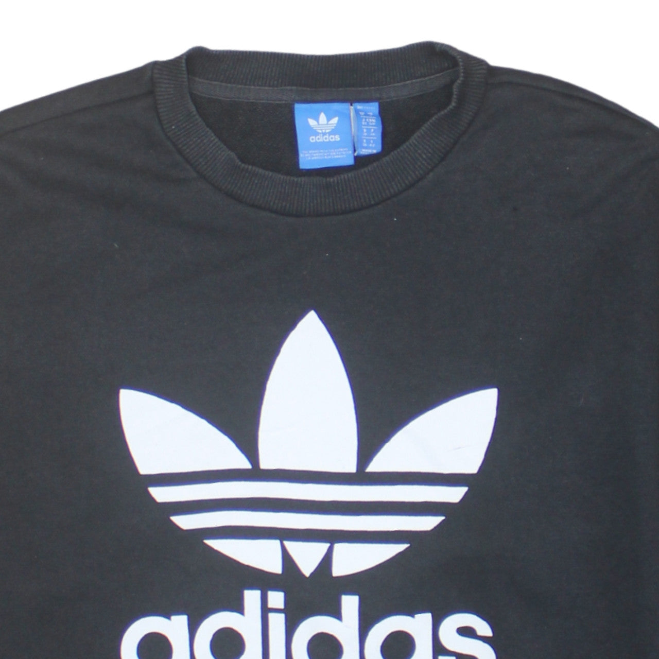Adidas Women’s Black Crew Neck Pullover Sweatshirt Size 10