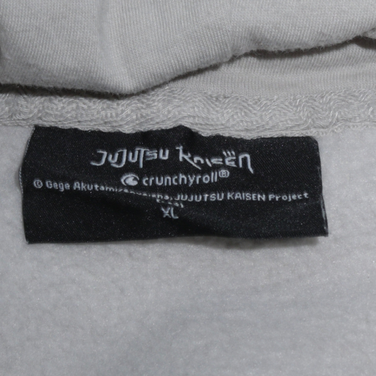 Primark Men’s Grey Anime Graphic Pullover Hoodie XL