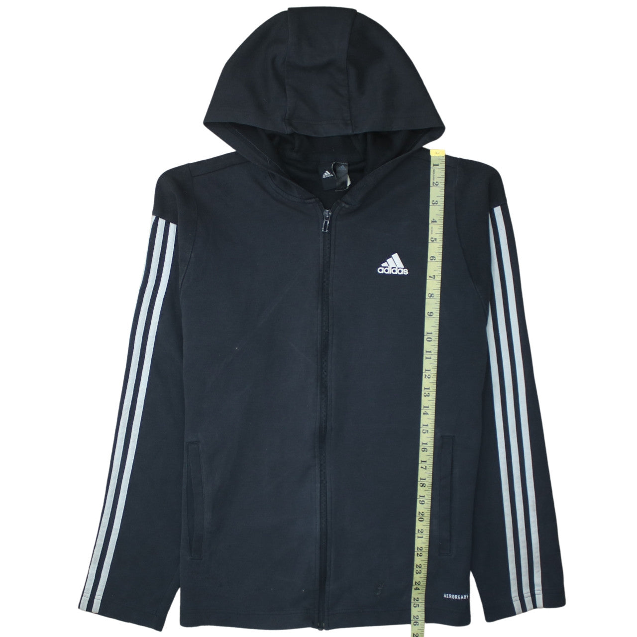 Adidas Men's Black Full Zip Hoodie Size L Sportswear