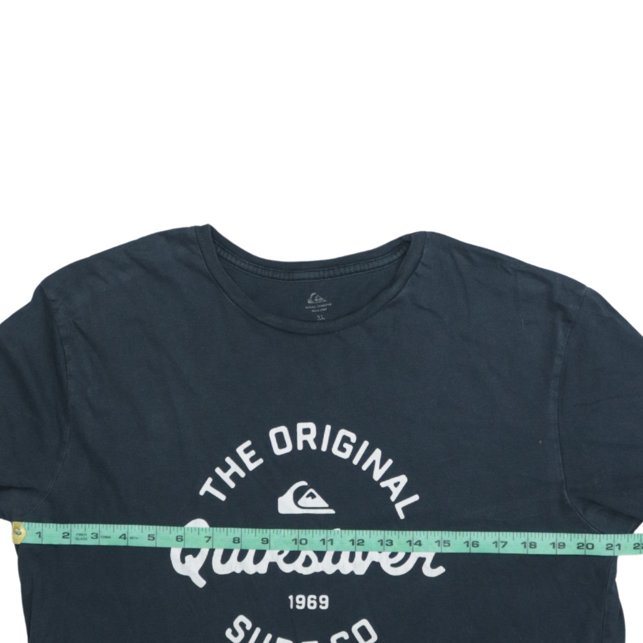 Quiksilver Men's Blue XL Surf Graphic Cotton T-Shirt